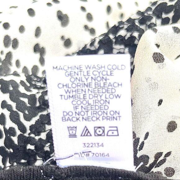 Loft Black & White Sequin Tank - Picture 9 of 9